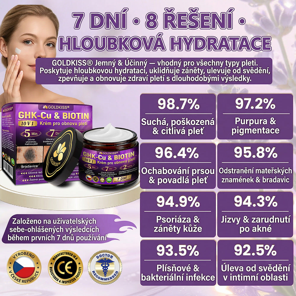 🌈Vyrobeno a odesíláno z EU ✨ 𝐆𝐎𝐋𝐃𝐊𝐈𝐒𝐒® 𝐆𝐇𝐊-𝐂𝐮 & 𝐁𝐈𝐎𝐓𝐈𝐍 𝟏𝟎-𝐕-𝟏 𝐎𝐛𝐧𝐨𝐯𝐮𝐣í𝐜í 𝐤𝐫é𝐦 𝐩𝐫𝐨 𝐩𝐥𝐞ť