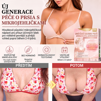 🤎HISKIN® Mikroneedlová náplast pro podporu objemu, lifting a pevnost prsou