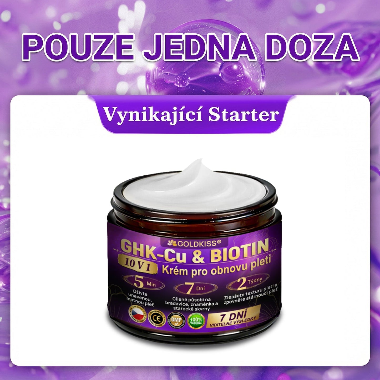 🌈Vyrobeno a odesíláno z EU ✨ 𝐆𝐎𝐋𝐃𝐊𝐈𝐒𝐒® 𝐆𝐇𝐊-𝐂𝐮 & 𝐁𝐈𝐎𝐓𝐈𝐍 𝟏𝟎-𝐕-𝟏 𝐎𝐛𝐧𝐨𝐯𝐮𝐣í𝐜í 𝐤𝐫é𝐦 𝐩𝐫𝐨 𝐩𝐥𝐞ť