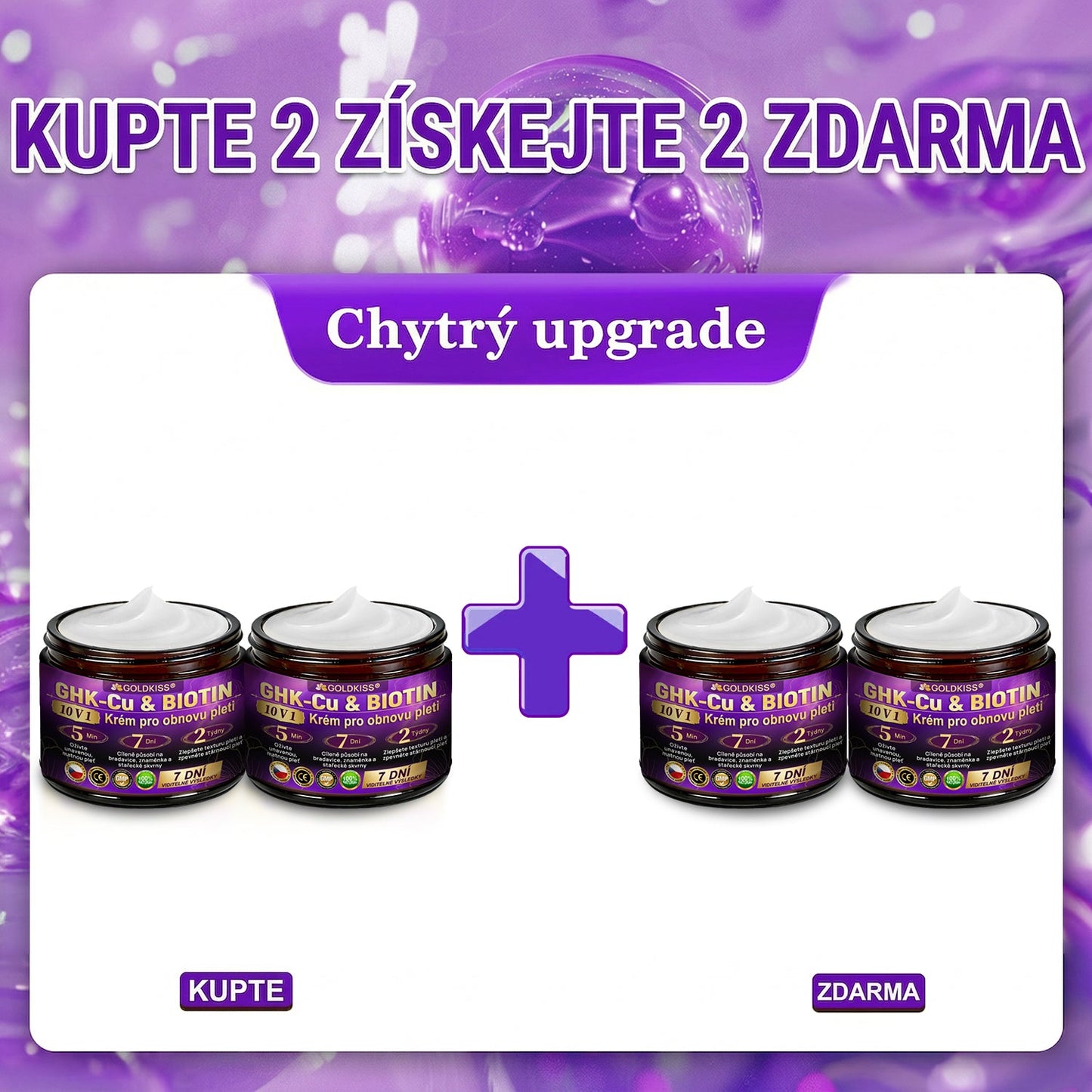 🌈Vyrobeno a odesíláno z EU ✨ 𝐆𝐎𝐋𝐃𝐊𝐈𝐒𝐒® 𝐆𝐇𝐊-𝐂𝐮 & 𝐁𝐈𝐎𝐓𝐈𝐍 𝟏𝟎-𝐕-𝟏 𝐎𝐛𝐧𝐨𝐯𝐮𝐣í𝐜í 𝐤𝐫é𝐦 𝐩𝐫𝐨 𝐩𝐥𝐞ť